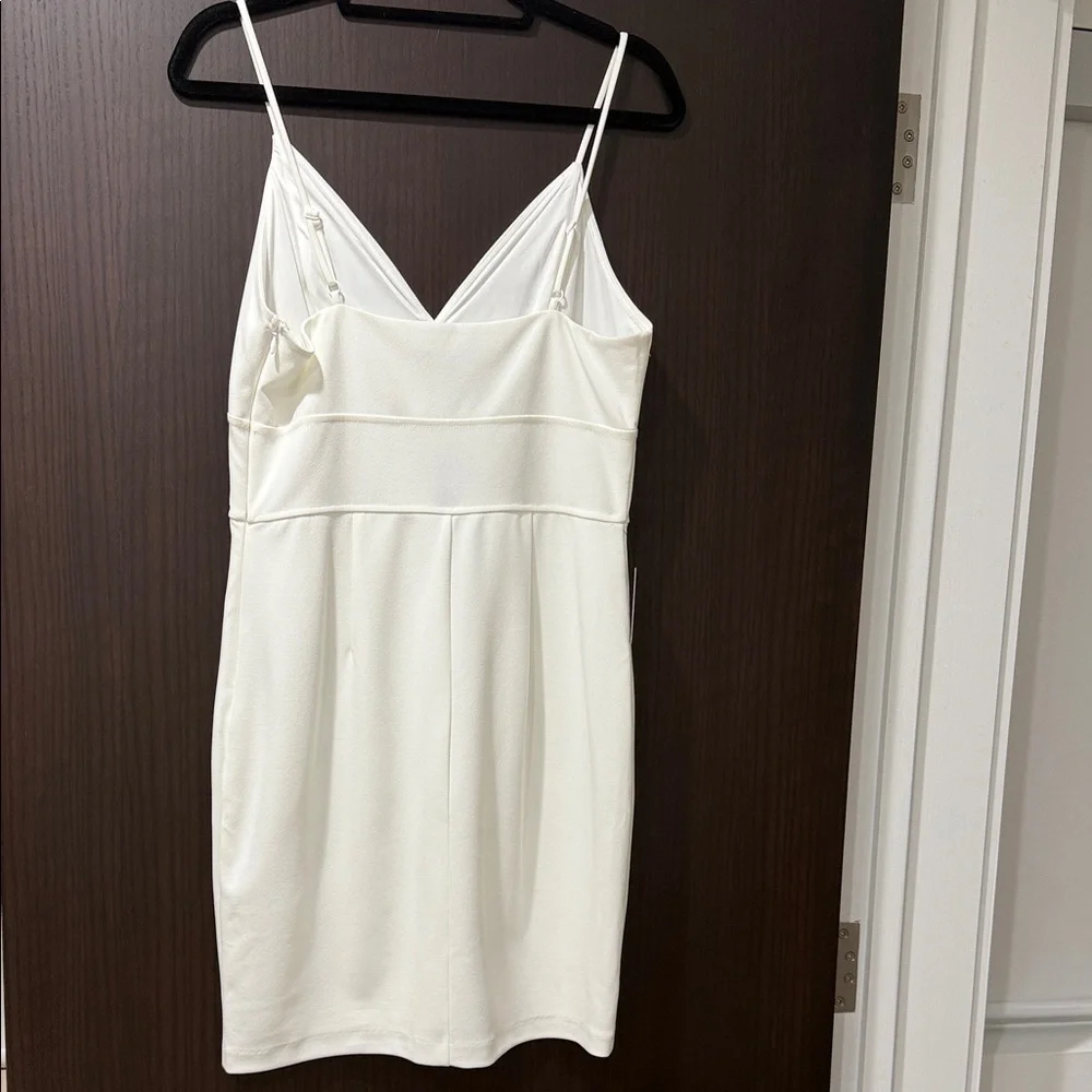 Express White Spaghetti Strap Dress - Picture 2 of 7